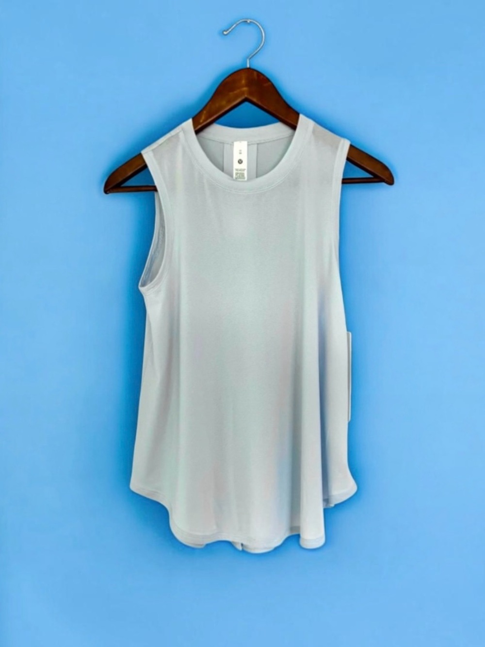 🆕🍋LULULEMON Lightweight Split-Back Training Tank Top • Light Blue • MED • NWOT